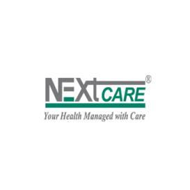 Next care logo- Egent Centers for Ear, Nose and throat. 